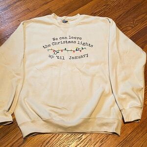 Taylor swift Christmas sweatshirt.